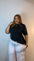 Blusa Barra Renda Curvy