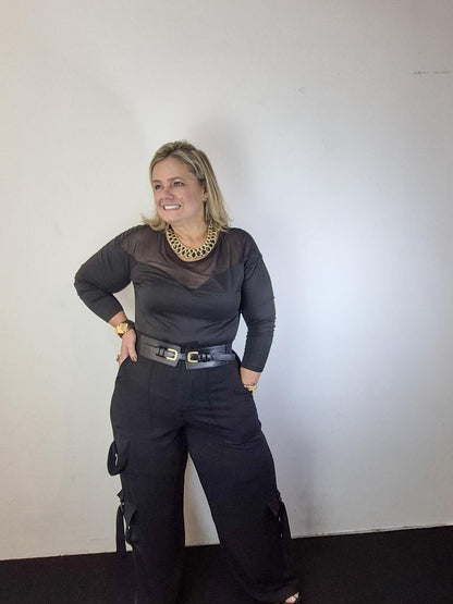 Calça Cargo Plus Size