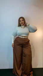 Body Manga Longa Gola Curvy