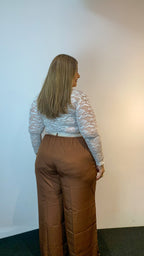 Body Renda Manga Longa Curvy