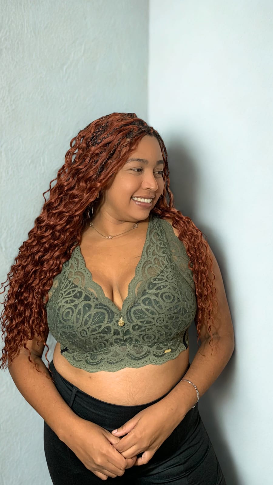 Croped Sissia Renda Plus Size