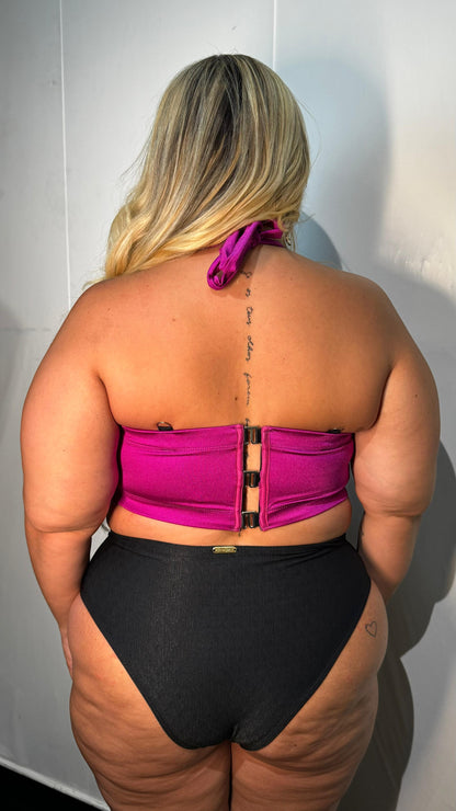 Top de biquini Tomara que caia Plus Size