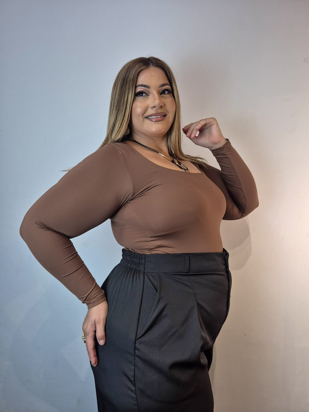 Body Clássico Manga longa Curvy