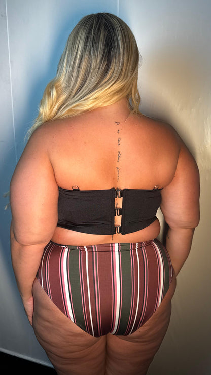 Top de biquini Tomara que caia Plus Size