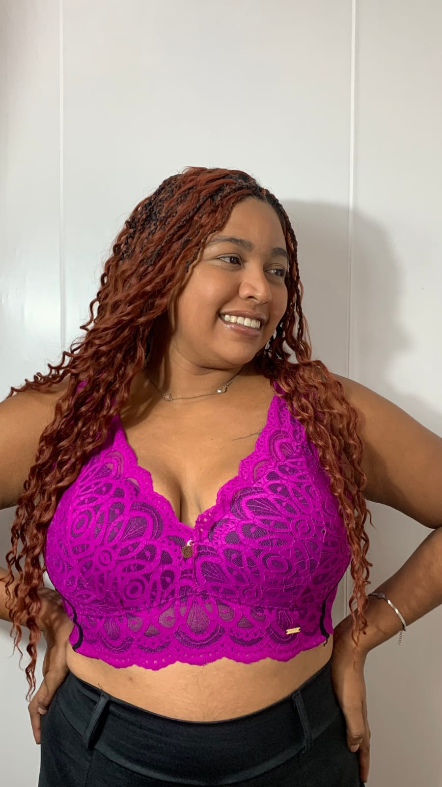 Croped Sissia Renda Plus Size