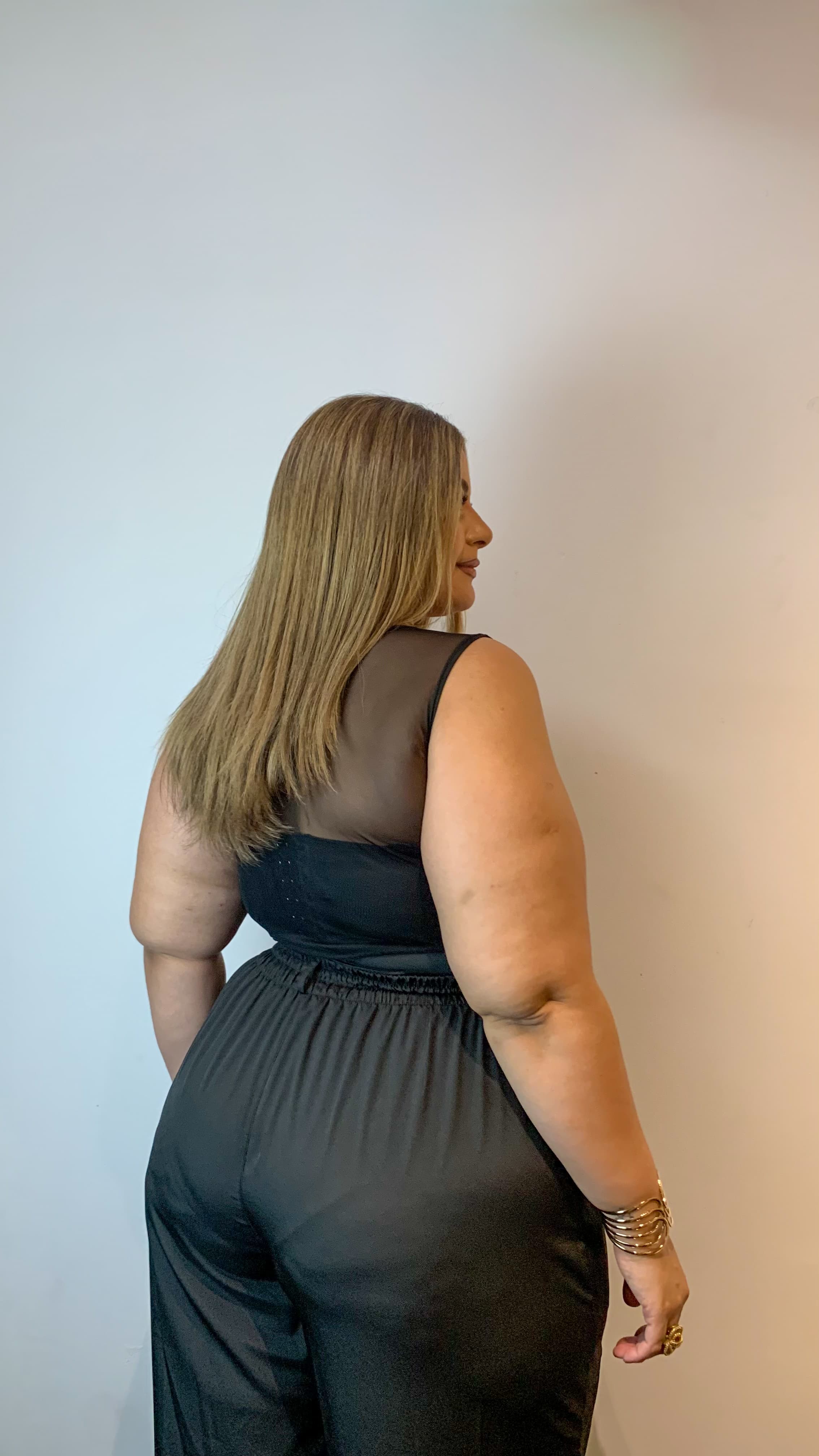 Body sem manga tule curvy