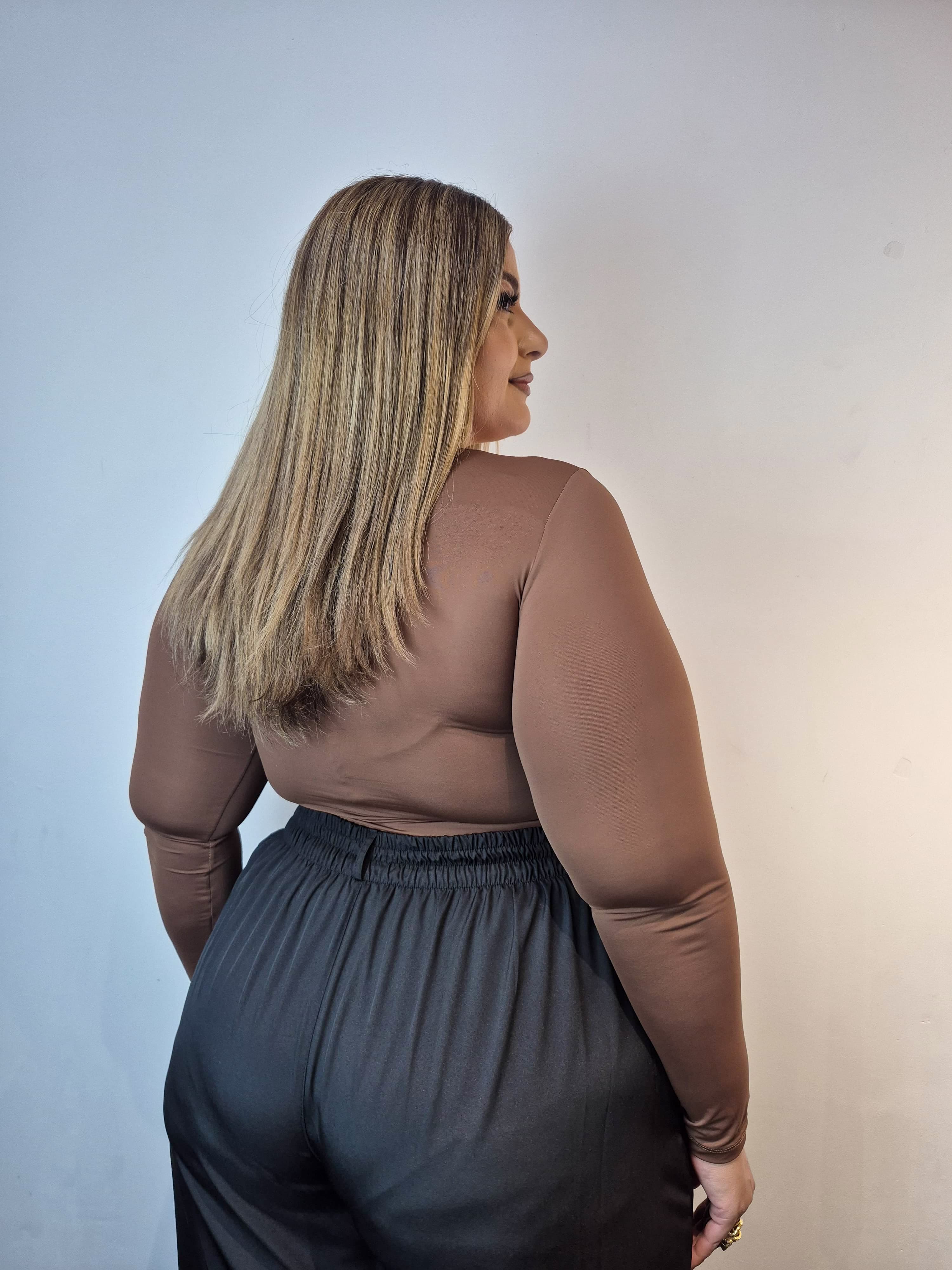 Body Clássico Manga longa Curvy