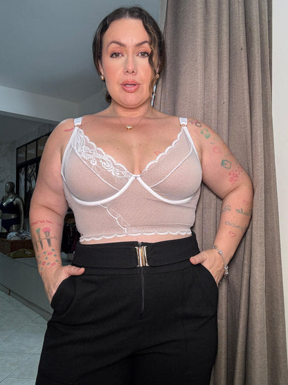 Croped Isadora Tule PLus Size