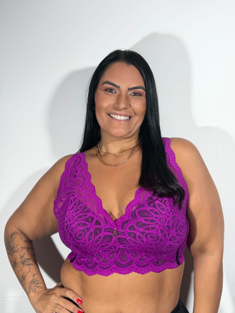 Croped Sissia Renda Plus Size