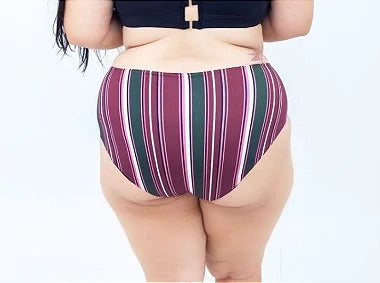Tanga Franzida Hot pants Plus Size Listras