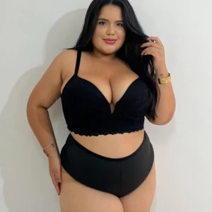 Sutiã Olivia Decote Profundo Plus Size