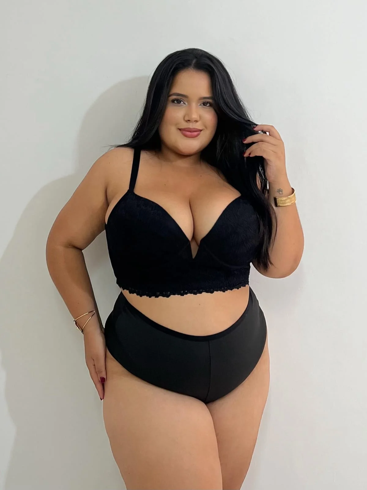 Sutiã Olivia Decote Profundo Plus Size